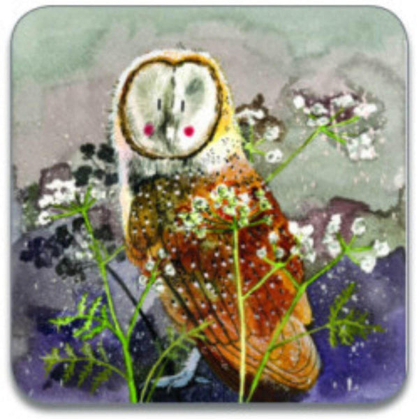 Alex Clark Coaster - Barn Owl - Potters Cookshop