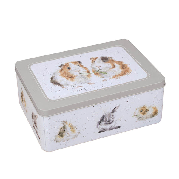 Wrendale Designs Rectangular Tin - Guinea Pig