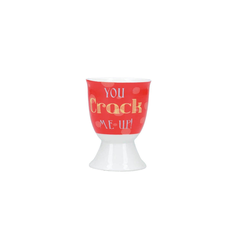 KitchenCraft Egg Cup - You Crack Me Up - Potters Cookshop