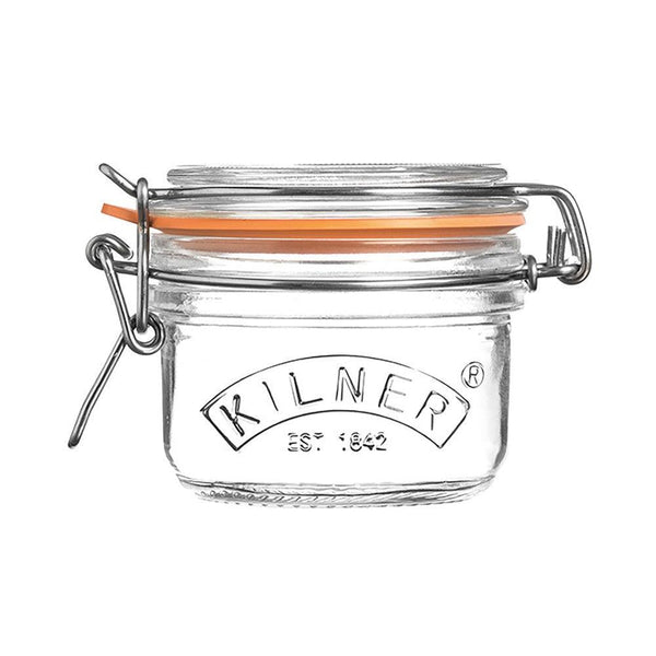 Kilner Glass Round Clip Top Storage Jar - 125ml - Potters Cookshop