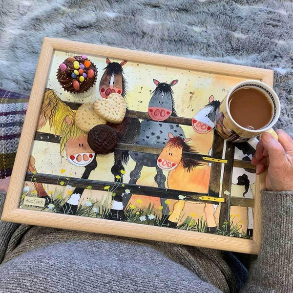 Alex Clark Laptray - Ponies - Potters Cookshop