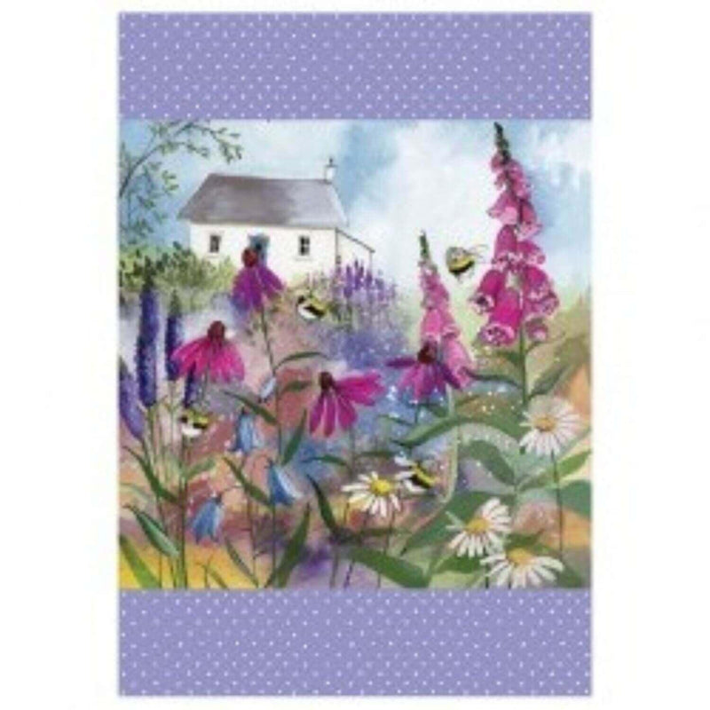 Alex Clark Tea Towel - Bee Garden - Potters Cookshop