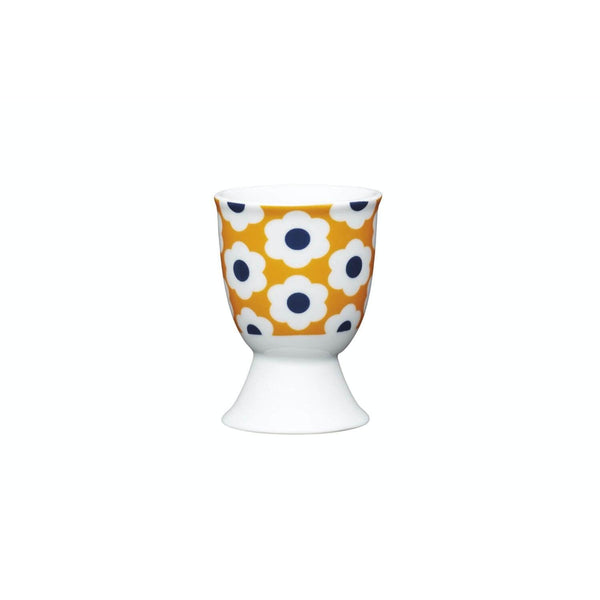KitchenCraft Egg Cup - Retro Flower Spot - Potters Cookshop