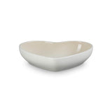 Le Creuset 20cm Heart Stoneware Bowl - Meringue