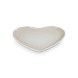 Le Creuset 23cm Heart Stoneware Plate - Meringue