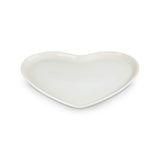 Le Creuset 32cm Heart Stoneware Serving Platter - Meringue