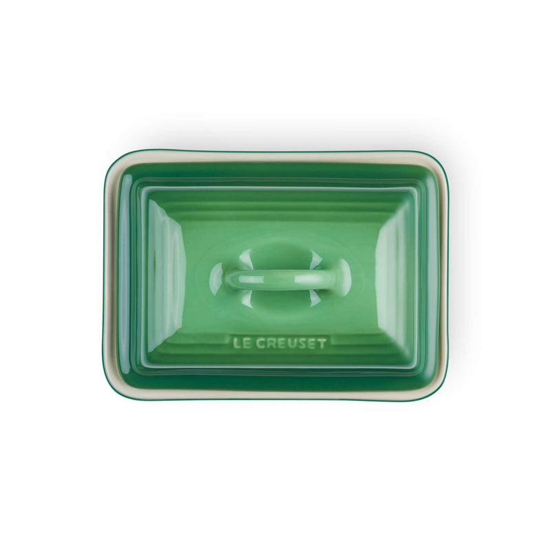 Le Creuset Stoneware Butter Dish - Bamboo Green - Potters Cookshop