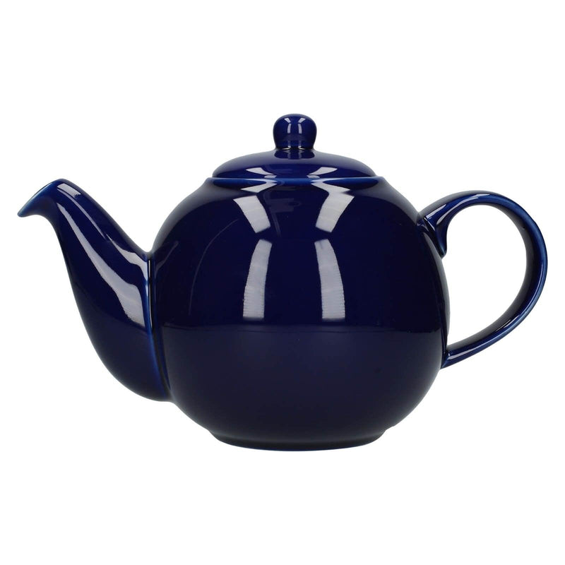 London Pottery Globe 6 Cup Teapot - Cobalt Blue - Potters Cookshop