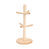 T&G Woodware Beech 6 Peg Mug Tree - Natural