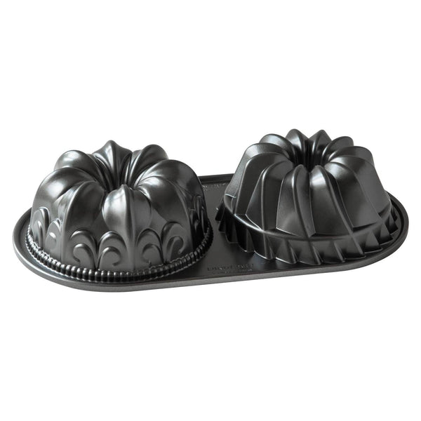 Nordic Ware Bundt Duet Pan - Graphite - Potters Cookshop