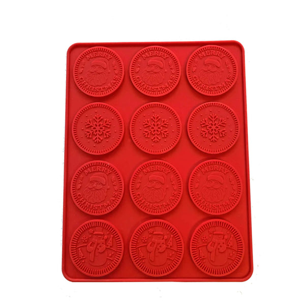 Eddingtons Chocolate Coin Silicone 12-Cup Mould Gift Set