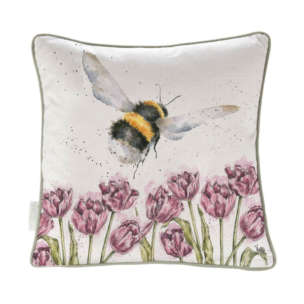Wrendale Designs Cushion - Flight of the Bumblebee