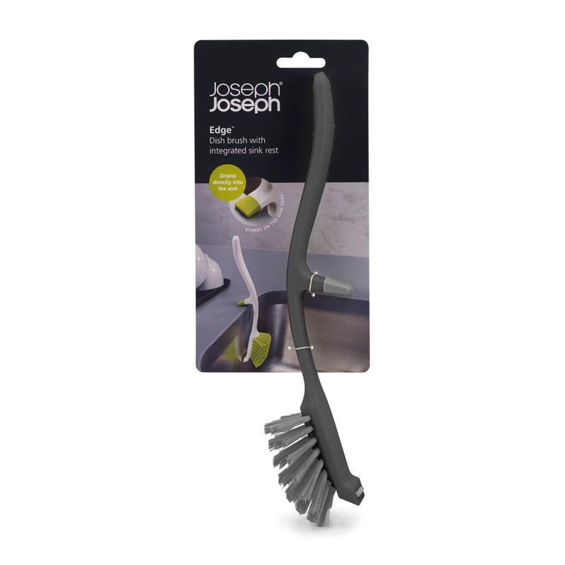 Joseph Joseph Edge Dish Brush - Grey - Potters Cookshop