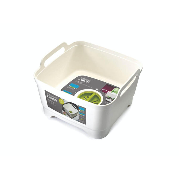Joseph Joseph Wash&Drain Washing Up Bowl - White - Potters Cookshop