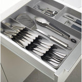 Joseph Joseph DrawerStore Cutlery, Utensil & Gadget Organiser - Grey - Potters Cookshop