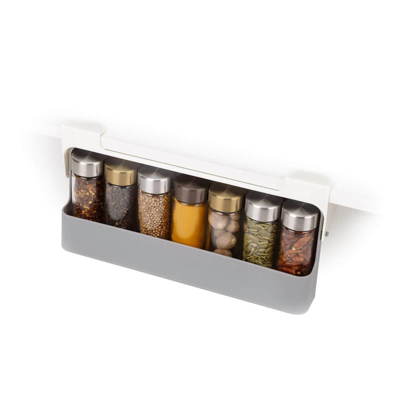 Joseph Joseph CupboardStore Under-Shelf Spice Rack - Grey - Potters Cookshop