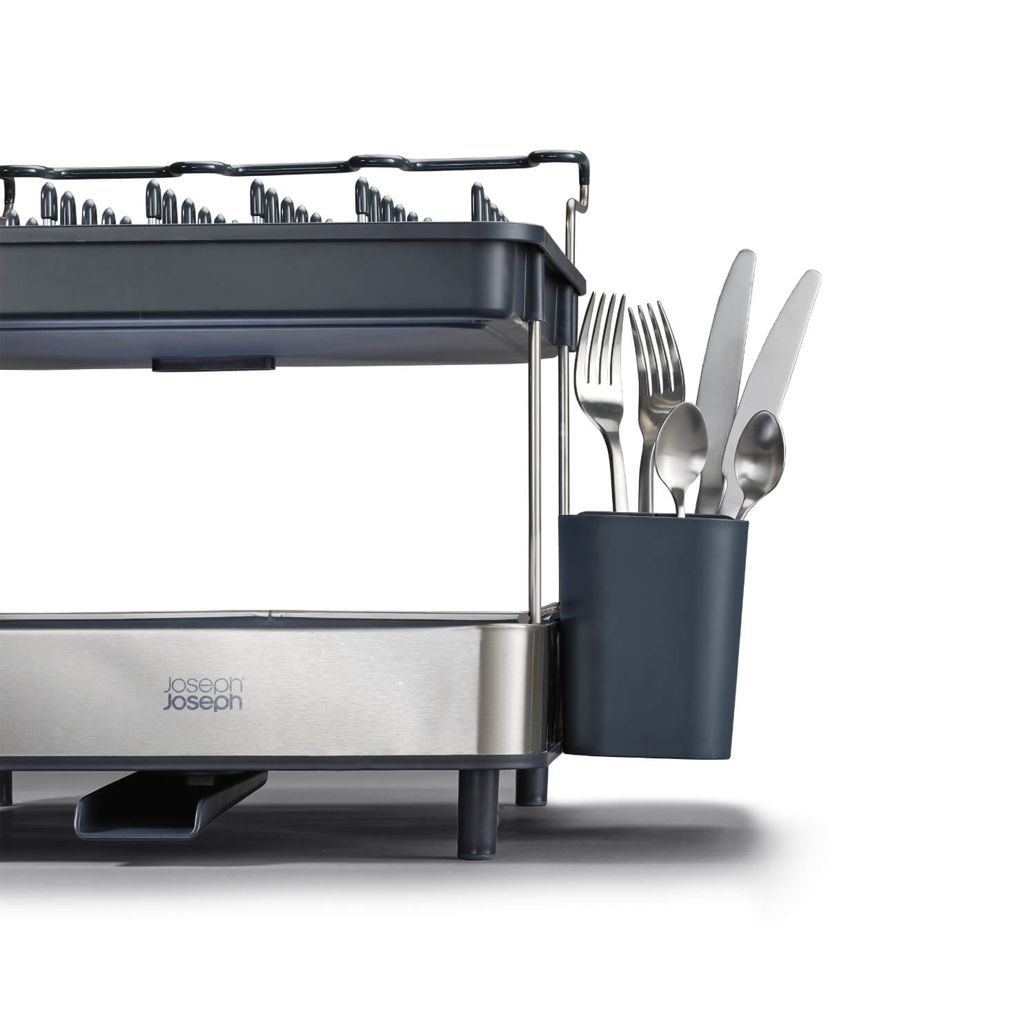 Excel Hardware Dish Rack Buy Joseph Joseph | Excel 2-Tier Steel Dish Rack - Grey – Potters Cookshop