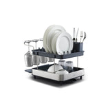 Joseph Joseph Excel 2-Tier Steel Dish Rack - Grey