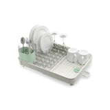 Joseph Joseph Extend Expandable Dish Rack - Light Stone & Sage Green