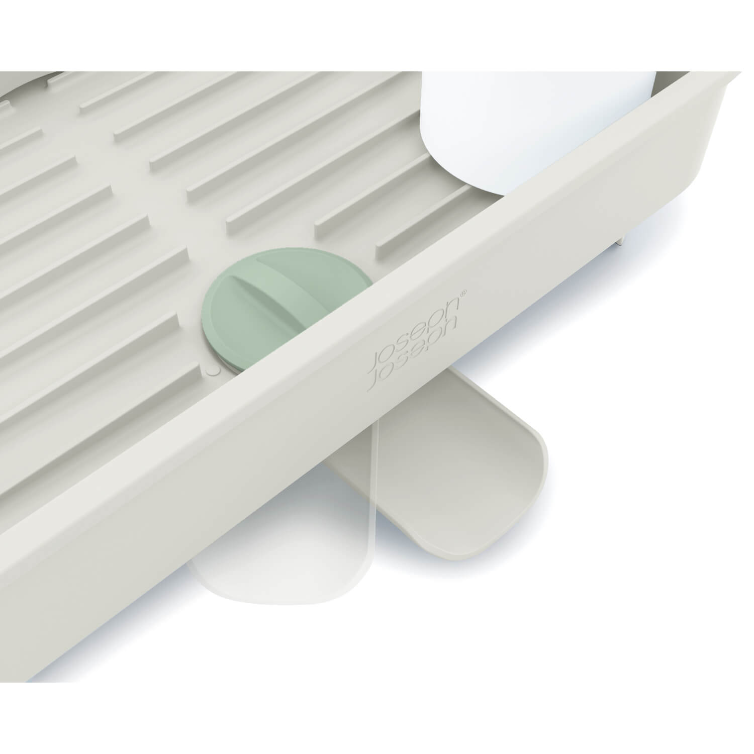 Joseph Joseph | Extend Expandable Dish Rack - Light Stone & Sage Green ...