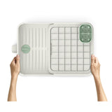 Joseph Joseph Extend Expandable Dish Rack - Light Stone & Sage Green