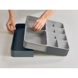 Joseph Joseph DrawerStore Expanding Cutlery Tray - Grey - Potters Cookshop