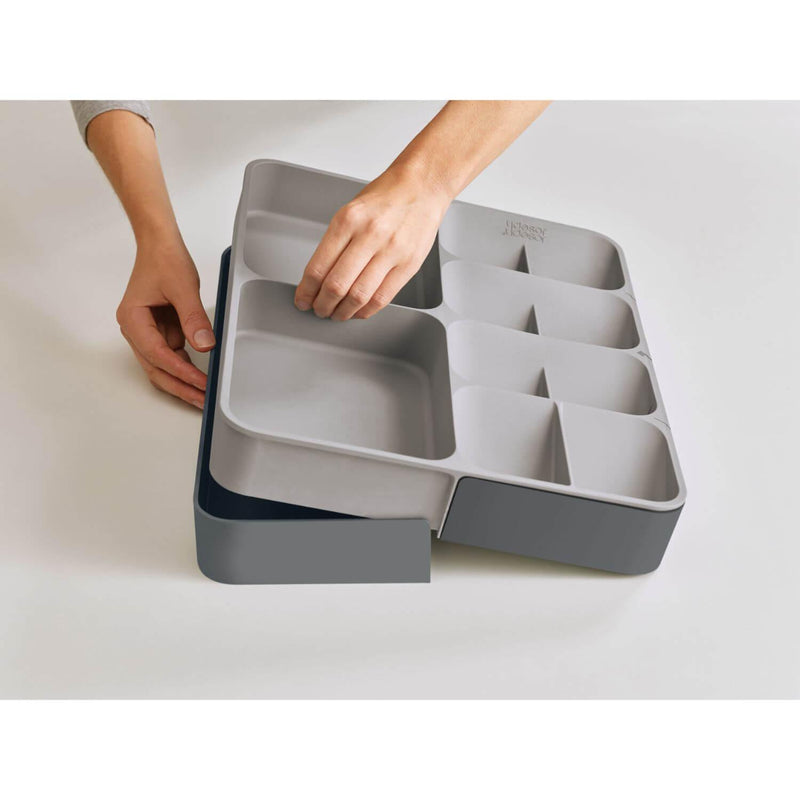 Joseph Joseph DrawerStore Expanding Cutlery Tray - Grey - Potters Cookshop