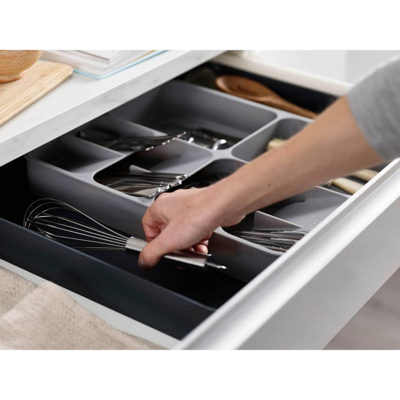 Joseph Joseph DrawerStore Expanding Cutlery Tray - Grey - Potters Cookshop