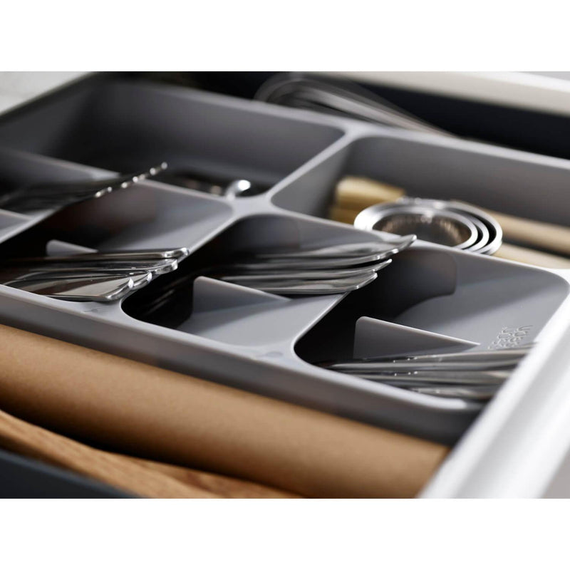 Joseph Joseph DrawerStore Expanding Cutlery Tray - Grey - Potters Cookshop