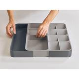 Joseph Joseph DrawerStore Expanding Cutlery Tray - Grey - Potters Cookshop