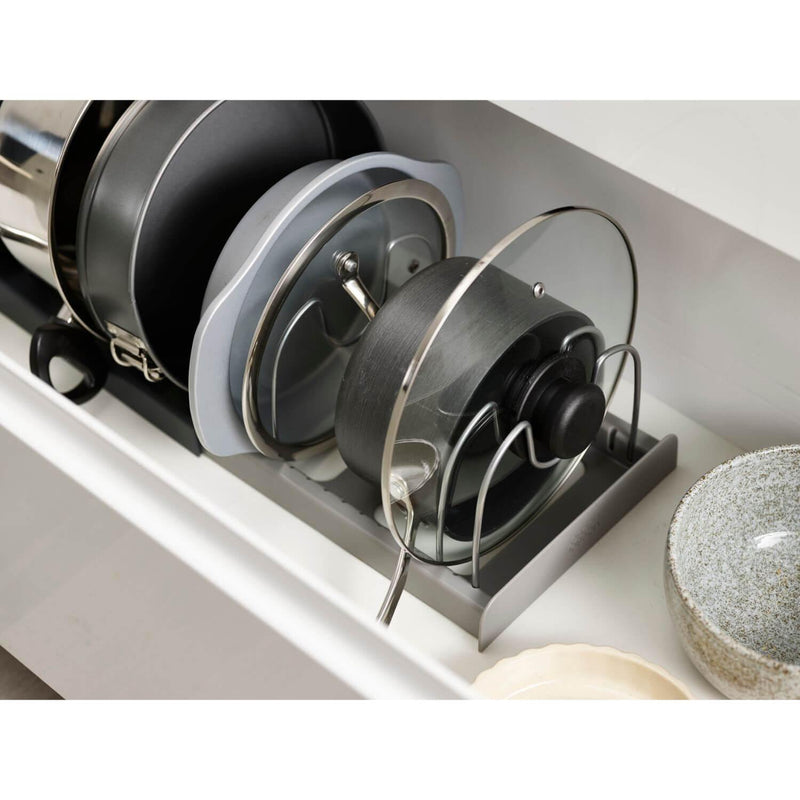 Joseph Joseph DrawerStore Expanding Cookware Organisation - Grey - Potters Cookshop