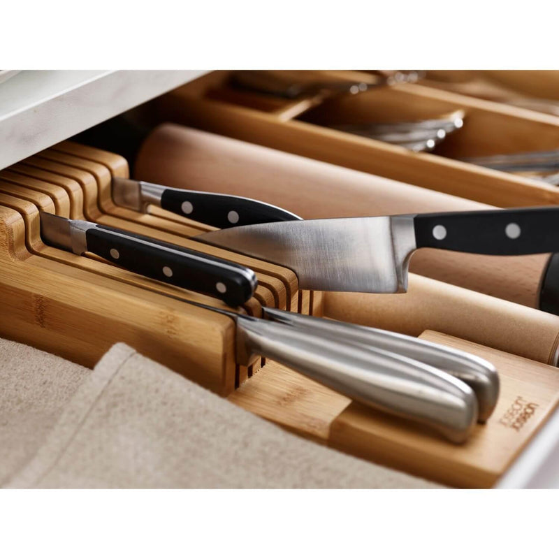 Joseph Joseph DrawerStore Bamboo 2 Tier Knife Organisation - Potters Cookshop