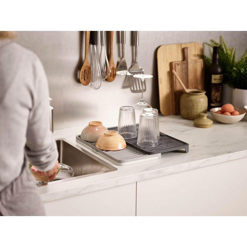 Joseph Joseph Tier Expandable Draining Mat - Grey - Potters Cookshop