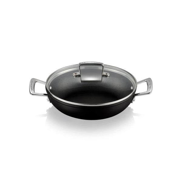 Le Creuset Toughened Non-Stick Shallow Casserole - 24cm - Potters Cookshop