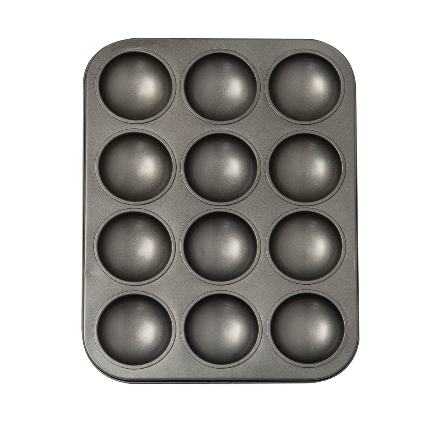 12 Hole Non-Stick Mince Pie Pan - Traditional Round Base Bun Tin For Baking Pies & Pastries