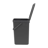 Brabantia Sort & Go 16 Litre Waste Bin - Grey - Potters Cookshop