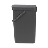 Brabantia Sort & Go 16 Litre Waste Bin - Grey - Potters Cookshop