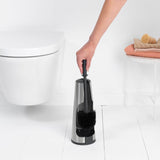 Brabantia Toilet Brush & Holder - Matt Steel - Potters Cookshop