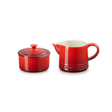 Le Creuset Stoneware Milk & Sugar Set - Cerise