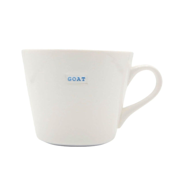 Keith Brymer Jones Word Range Bucket Mug - GOAT - Potters Cookshop