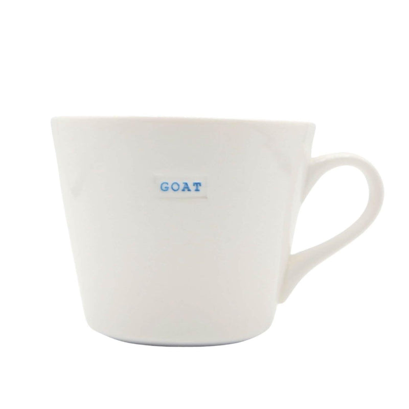 Keith Brymer Jones Word Range Bucket Mug - GOAT - Potters Cookshop