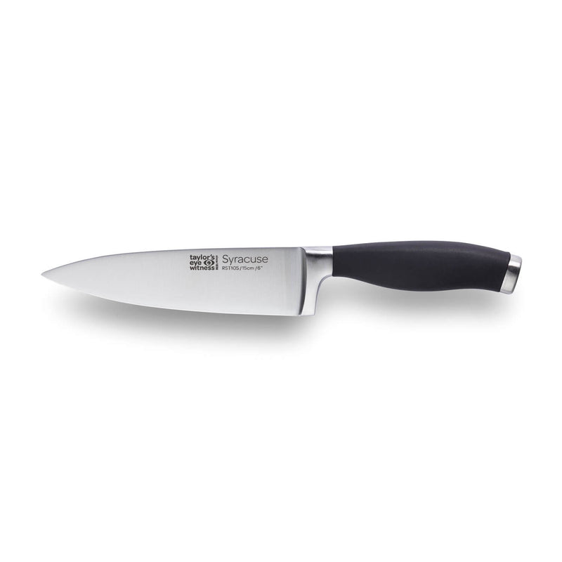 Taylor's Eye Witness Syracuse 15cm Chefs Knife - Black