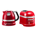 KitchenAid Artisan Kettle & 2 Slice Toaster Set - Empire Red - Potters Cookshop