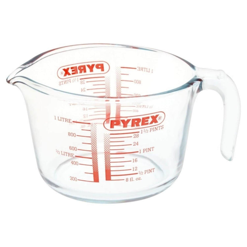 Pyrex Classic Glass Measuring Jug - 1 Litre - Potters Cookshop