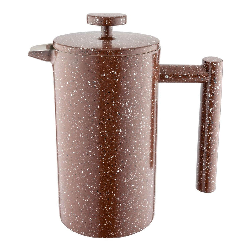 Grunwerg 3 Cup Cafe Ole Tall Cafetiere - Red Granite - Potters Cookshop