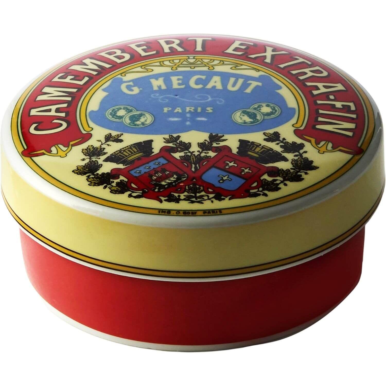 Plat à Camembert Avec Couvercle - Décoré - Par BIA International - Pour Service Fromage