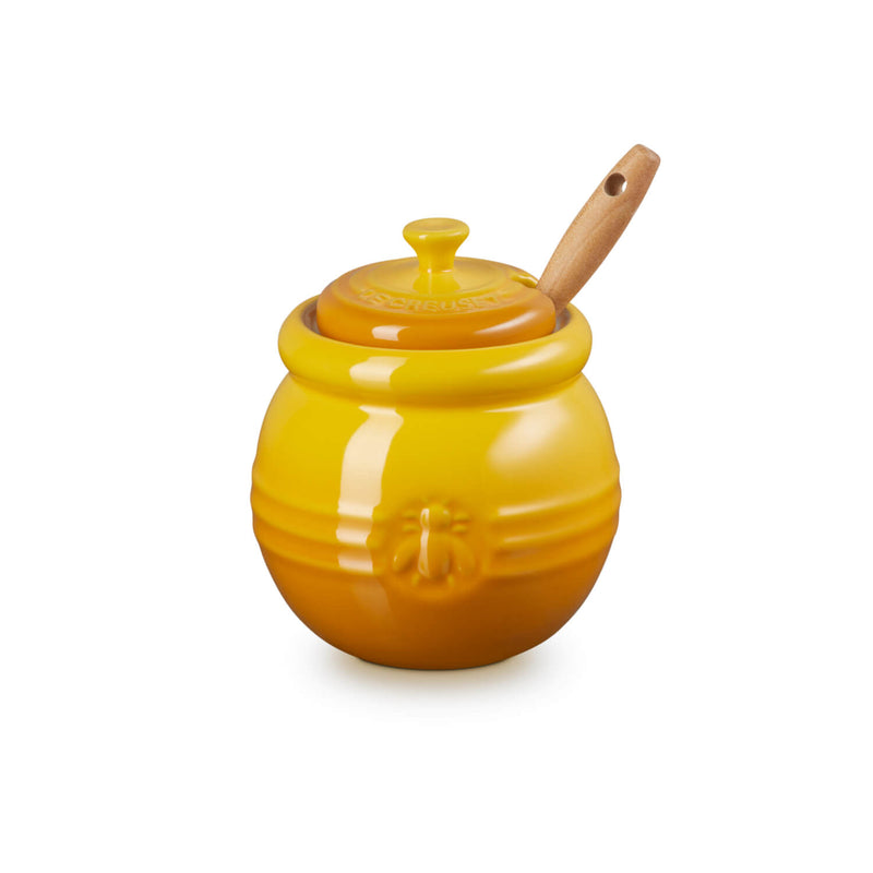 Le Creuset Stoneware Honey Pot & Dipper - Nectar