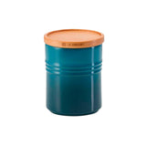 Le Creuset Stoneware Medium Storage Jar - Deep Teal - Potters Cookshop