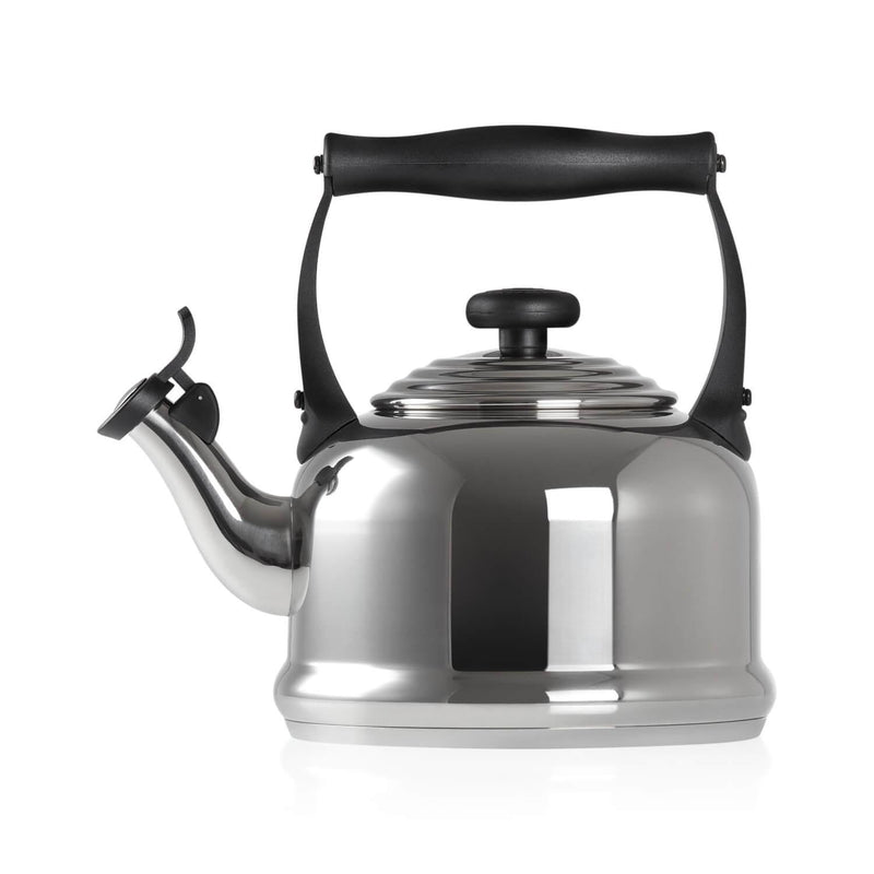 Le Creuset Traditional Stove Top Kettle - Stainless Steel - Potters Cookshop