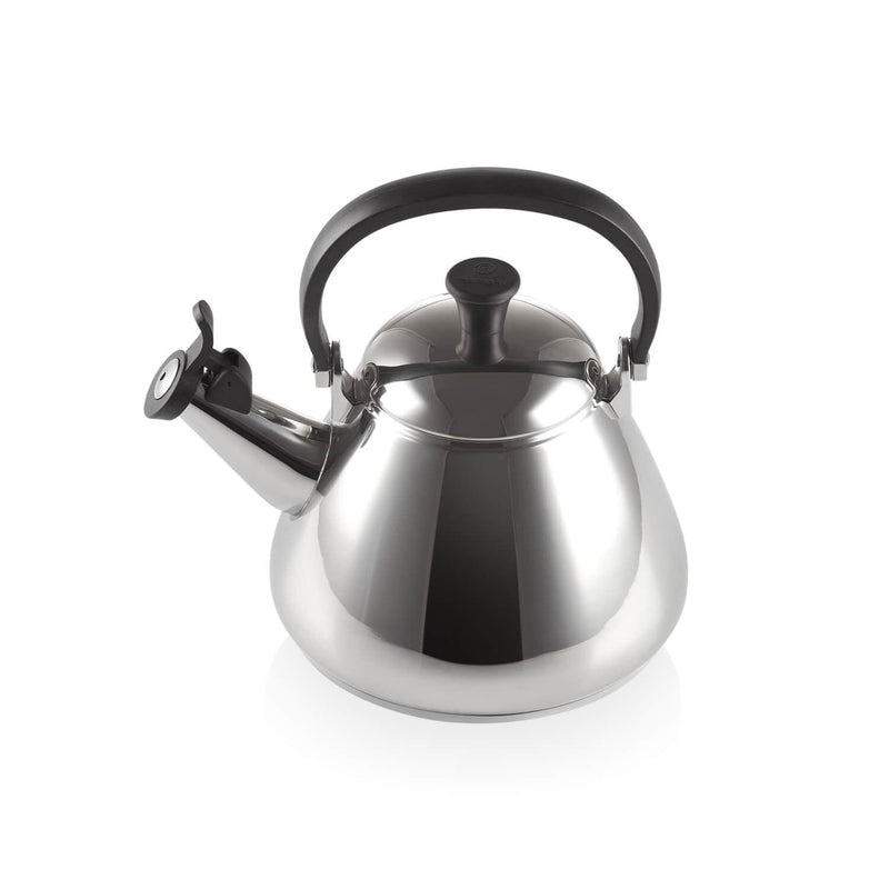 3 Liter Modern Stainless Steel Whistle Kettle-Swan Kettle Black